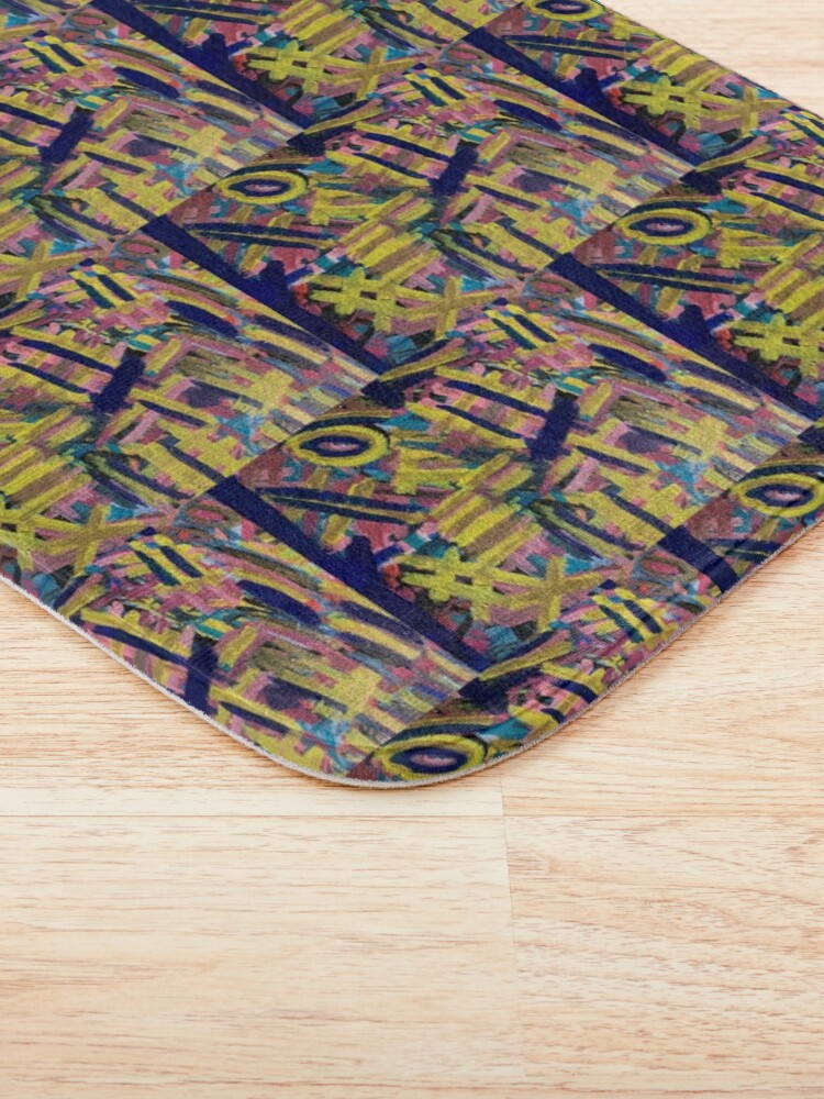 Alternate view of Chaos of Abstract Geometric Lines Bath Mat