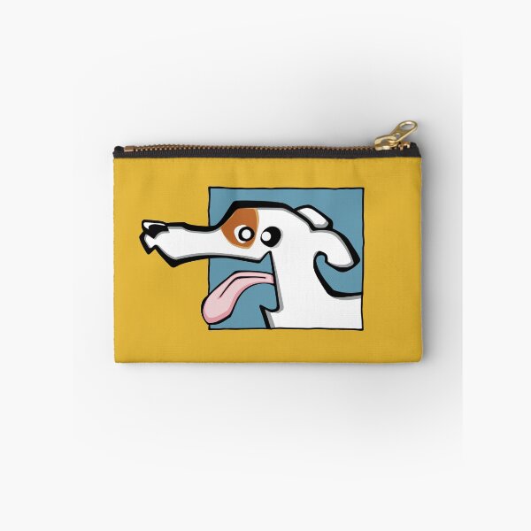 Item preview, Greyhound - White and Fawn (Face) YELLOW BG designed and sold by TheChicken.