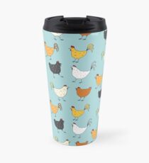 Chicken Pattern Travel Mug