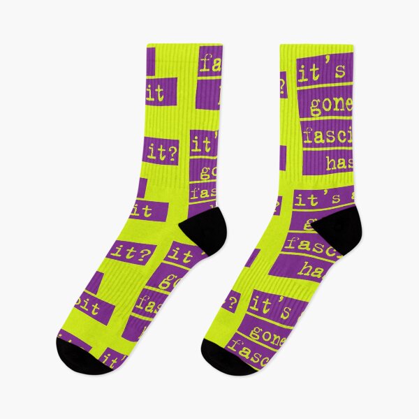 Item preview, IT'S ALL GONE A BIT FASCIST, HASN'T IT? TYPOGRAPHIC SLOGAN designed and sold by Clifford Hayes.