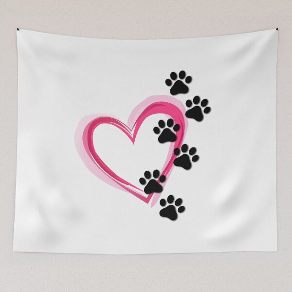Item preview, Paws over through my Heart designed and sold by StubbornWiener.