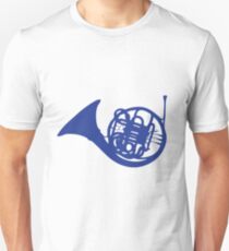 Blue French Horn Slim Fit T-Shirt