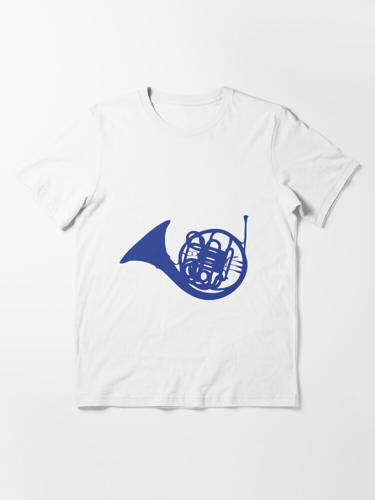 Alternate view of Blue French Horn Essential T-Shirt