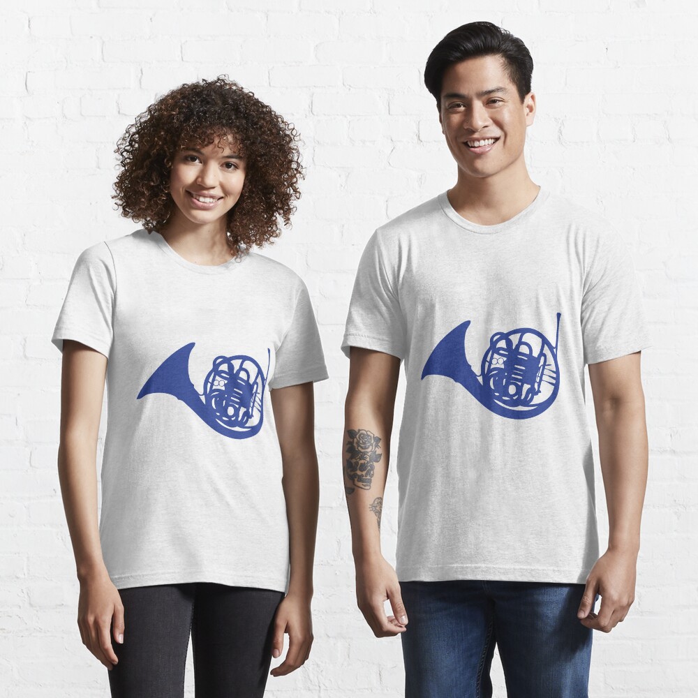 Blue French Horn Essential T-Shirt