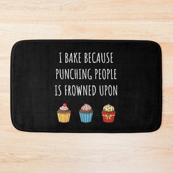 Item preview, I Bake Because Punching People is Frowned Upon designed and sold by GasparArts.