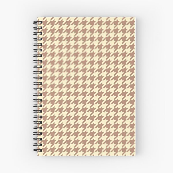 Item preview, Vanilla Peach Houndstooth Pattern designed and sold by HomeLivingCo.