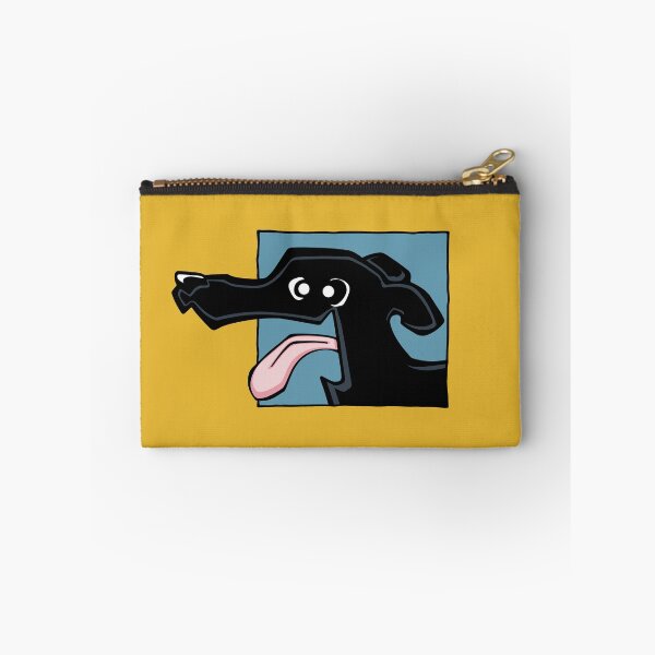 Item preview, Greyhound - Black (Face) YELLOW BG designed and sold by TheChicken.
