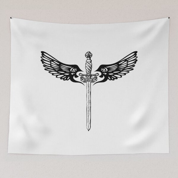 Item preview, Ancient sword and wings designed and sold by ksanask.