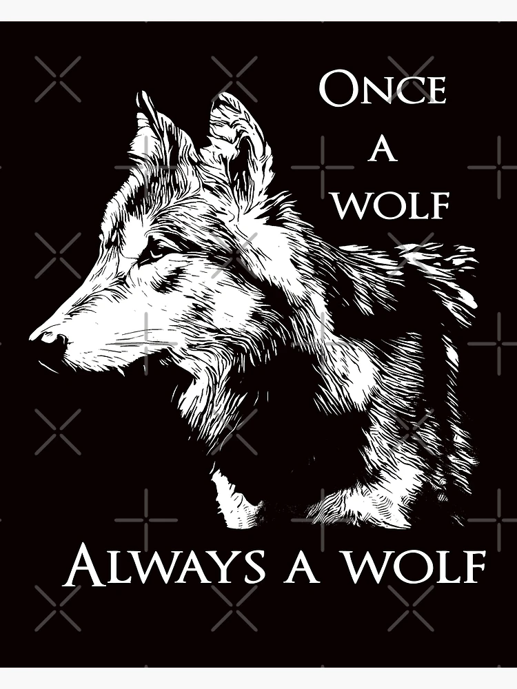 Once A by Sale | furryfrienddogs Redbubble for Poster Wolf