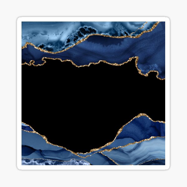 Artikel-Vorschau von Klassischer blauer und schwarzer Kunstmalachitmarmor, designt und verkauft von MysticMarble.