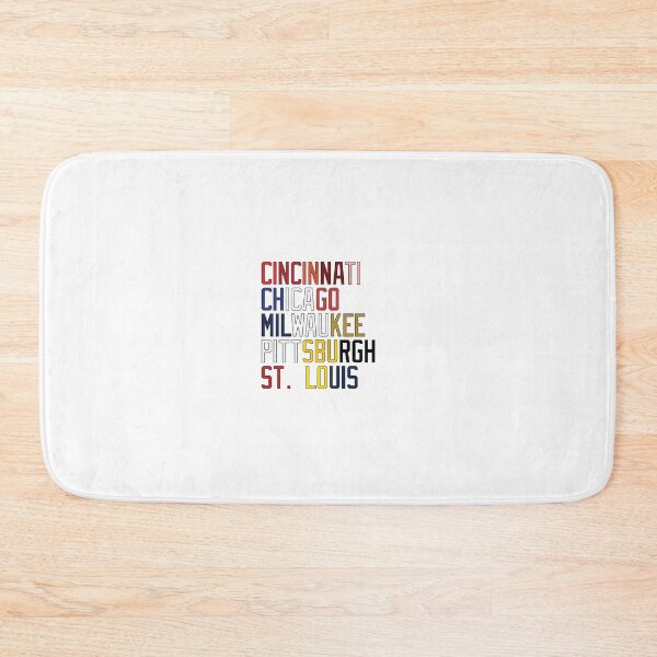 Item preview, NL Central Teams Locations and Colors designed and sold by spacecadetpaige.