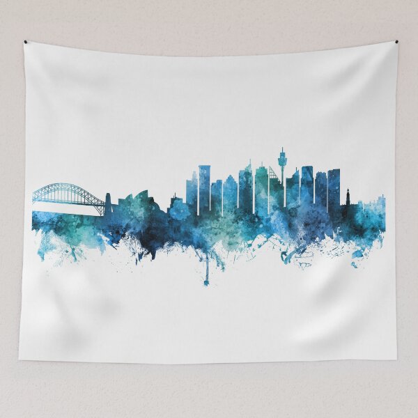 Item preview, Sydney Australia Skyline designed and sold by ArtPrints.