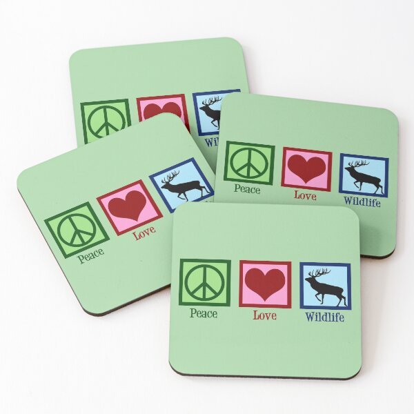 Item preview, Peace Love Wildlife designed and sold by Epic Love Designs.