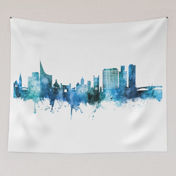 Artikelvorschau, Reading England Skyline entworfen und verkauft von ArtPrints.
