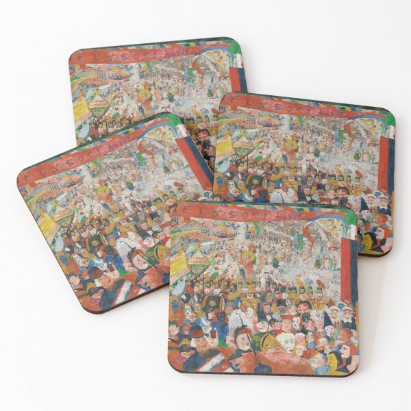 Item preview, Christ's Entry into Brussels by James Ensor, 1889 designed and sold by Vintage Wall Art.