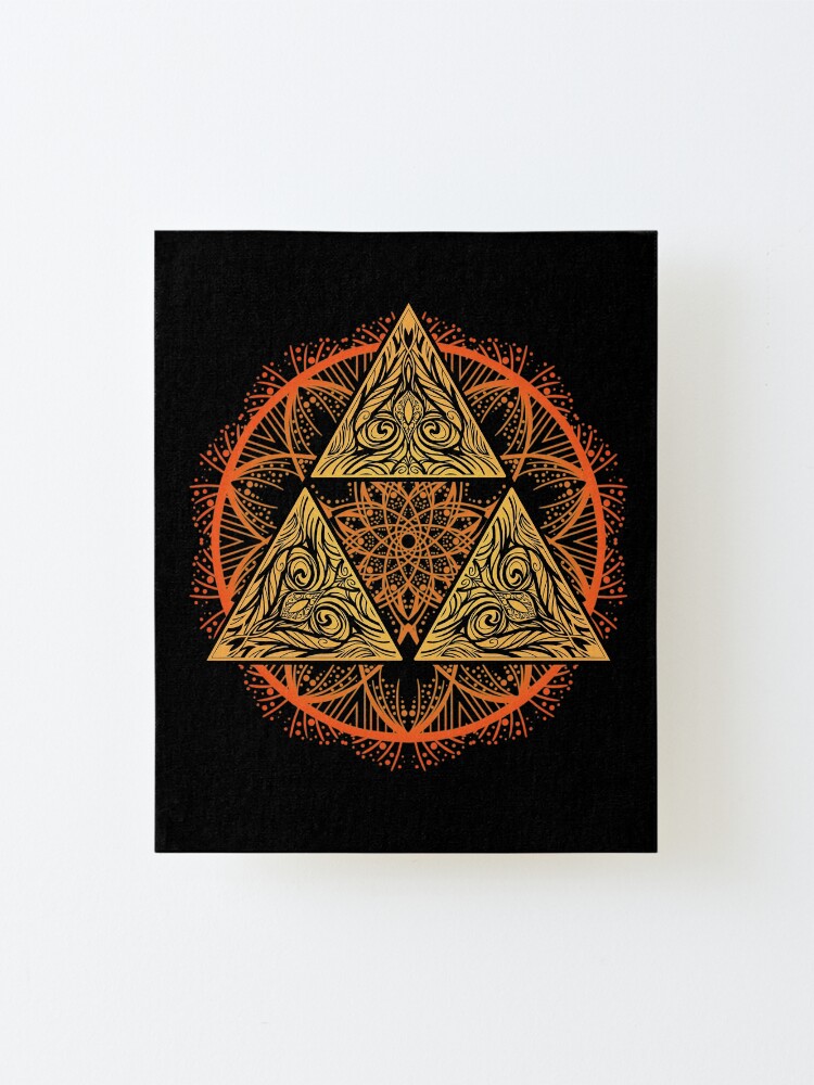 Alternate view of Mandalaforce Mounted Print