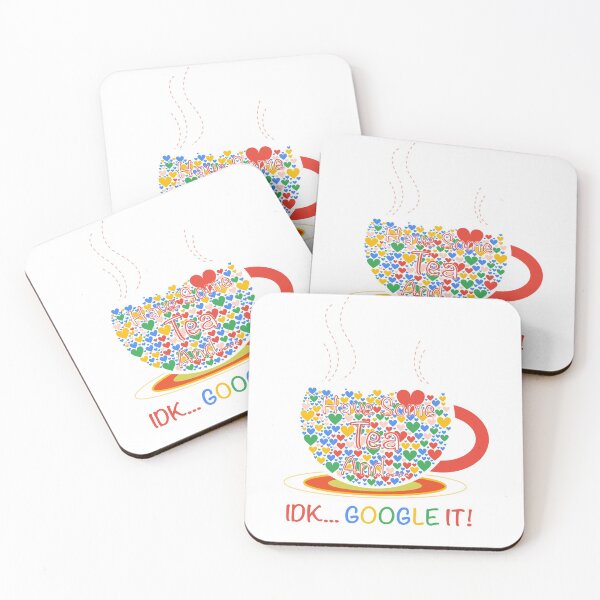 Item preview, “Have some tea and.. idk.. GOOGLE IT” - funny quote print for google lovers!! designed and sold by AP-Style-Loft.