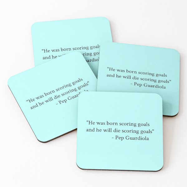 Item preview, Manchester City Design, Pep Guardiola Quote,  designed and sold by Football-Tees.