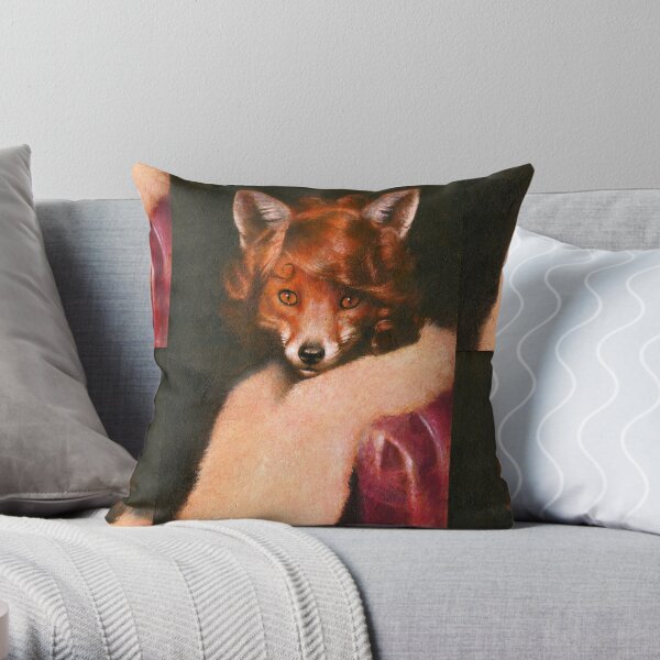 Vintage Vixen Throw Pillow