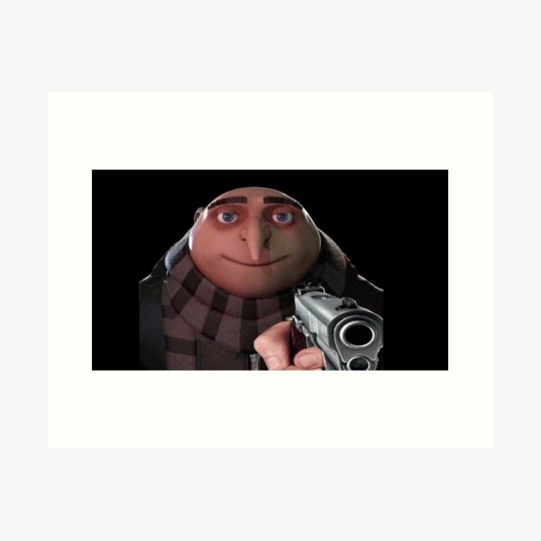 gru surprised meme Canvas Print for Sale by gketheredge