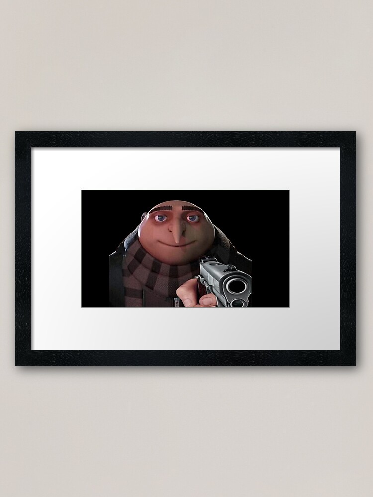 Gru pointing a gun Pin for Sale by HangLooseDraft