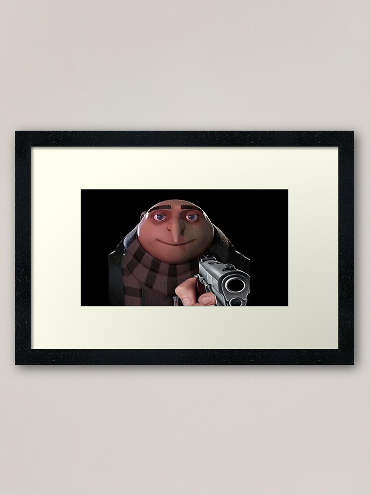 Gru pointing a gun Greeting Card for Sale by HangLooseDraft