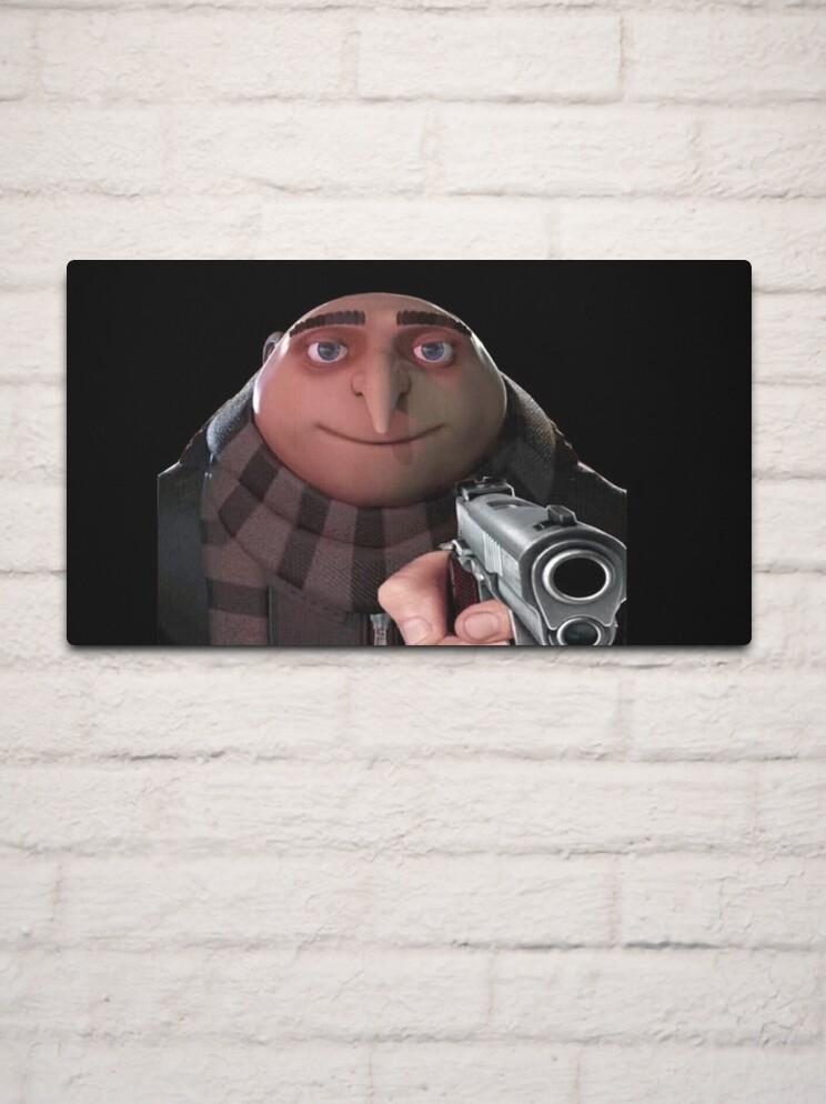 Gru pointing a gun Pin for Sale by HangLooseDraft