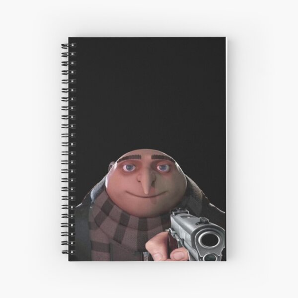 Gru no meme Spiral Notebook for Sale by Goath