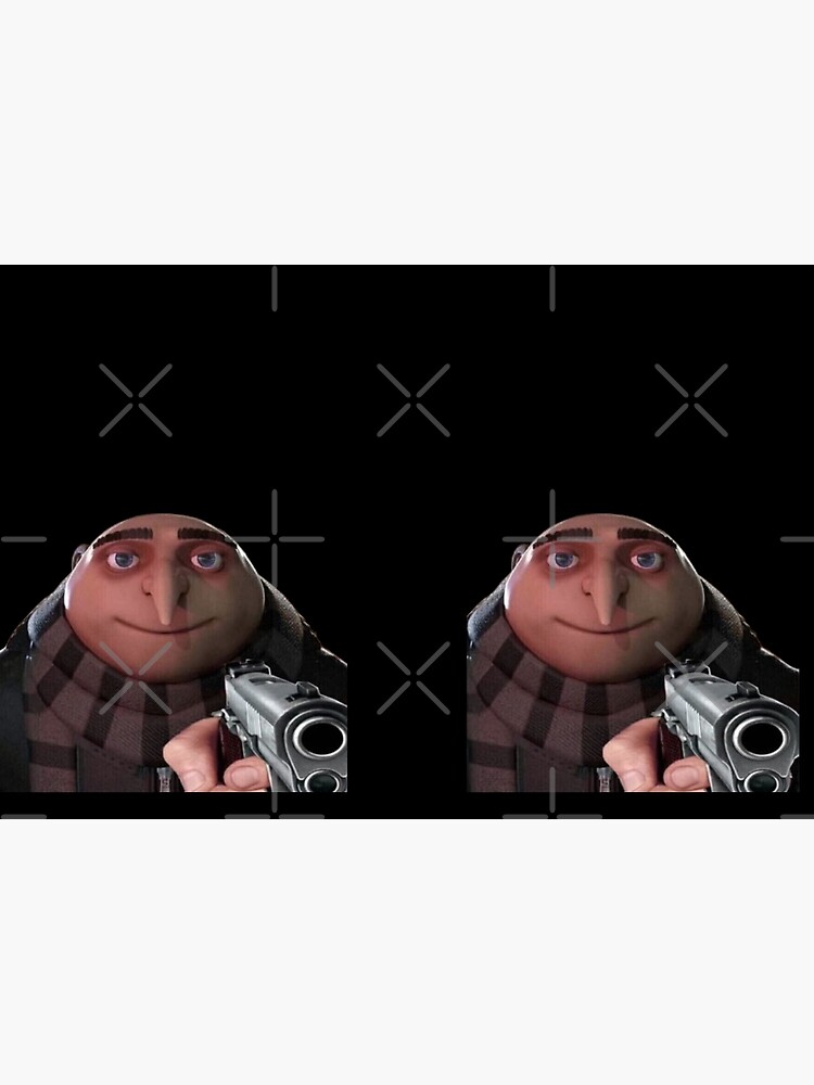 Gru pointing a gun Pin for Sale by HangLooseDraft