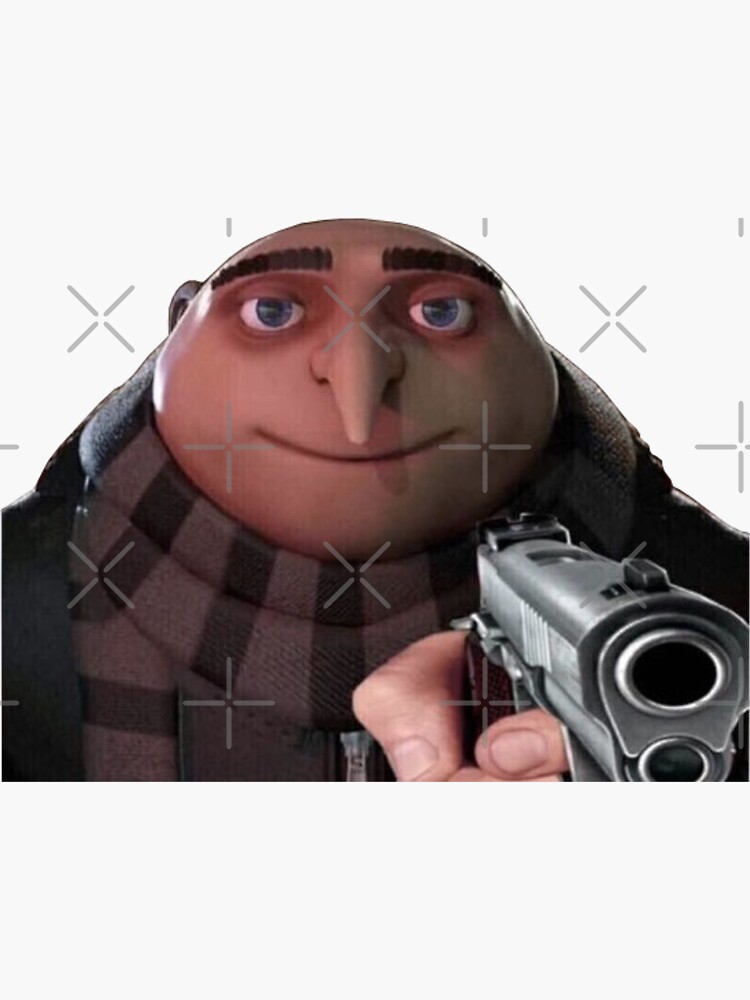 Gru pointing gun meme template : r/MemeTemplatesOfficial