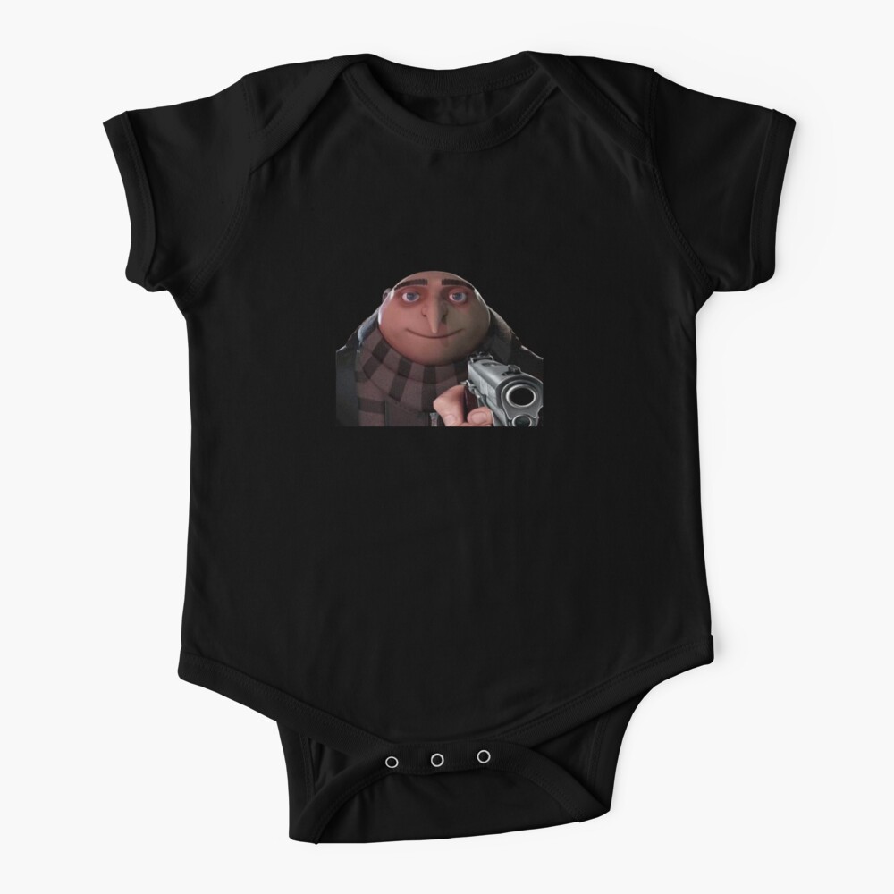 Gru pointing a gun Kids T-Shirt for Sale by HangLooseDraft