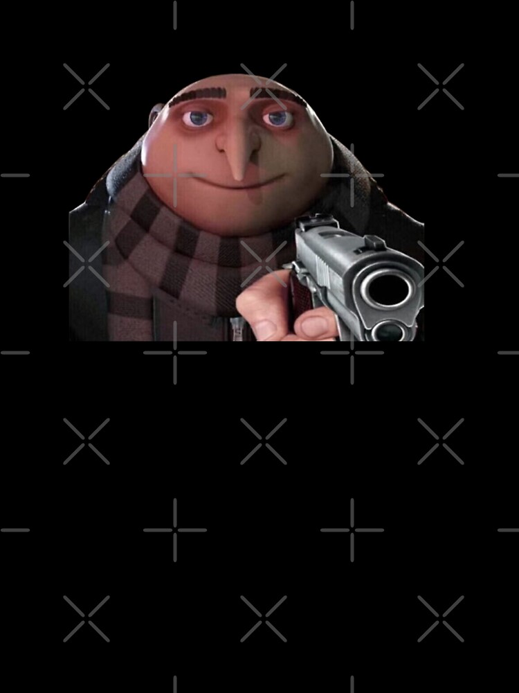 Gru pointing a gun Kids T-Shirt for Sale by HangLooseDraft