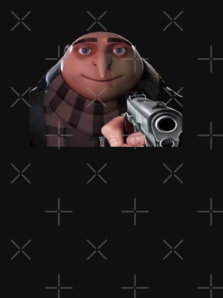 Gru pointing a gun Pin for Sale by HangLooseDraft