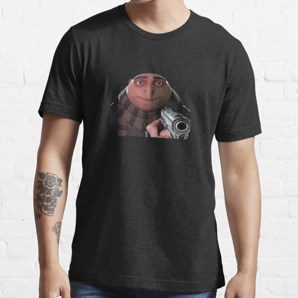 Gru pointing a gun Kids T-Shirt for Sale by HangLooseDraft