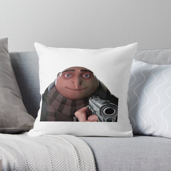 daddy gru Throw Pillow for Sale by SOESO S
