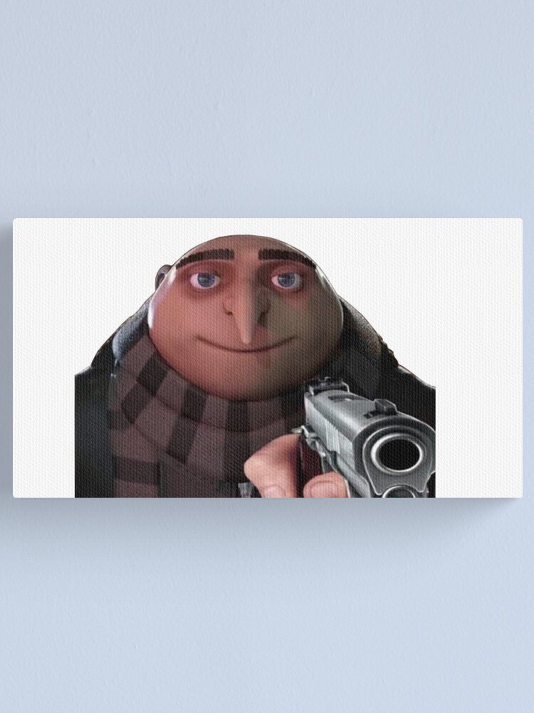 Gru pointing a gun Pin for Sale by HangLooseDraft