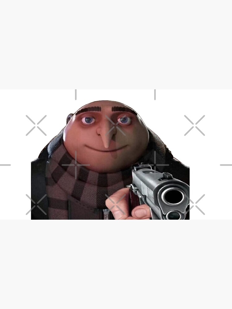 Gru pointing a gun Greeting Card for Sale by HangLooseDraft