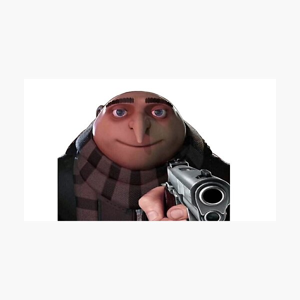 Gru gun meme blank by DemikoSunpo -- Fur Affinity [dot] net