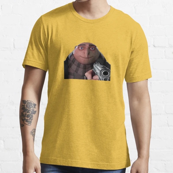 Gru Meme T-shirt Funny Gru Gorl Memes T-shirt Cotton Shirt