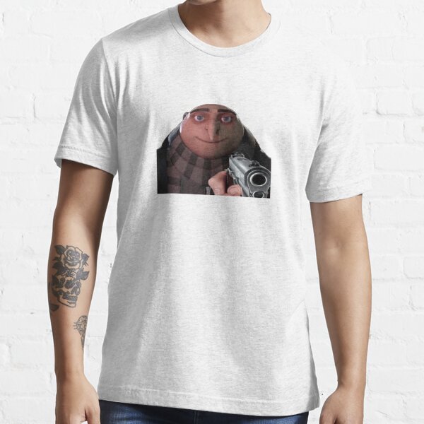 Gru pointing a gun Kids T-Shirt for Sale by HangLooseDraft