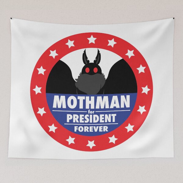 Item preview, Mothman For President V2 designed and sold by Moe-Chi.