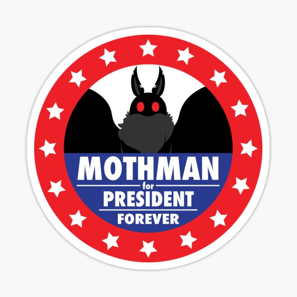 Item preview, Mothman For President V2 designed and sold by Moe-Chi.