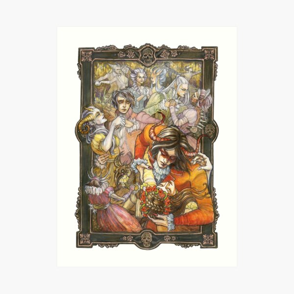 Demon Ball Art Print