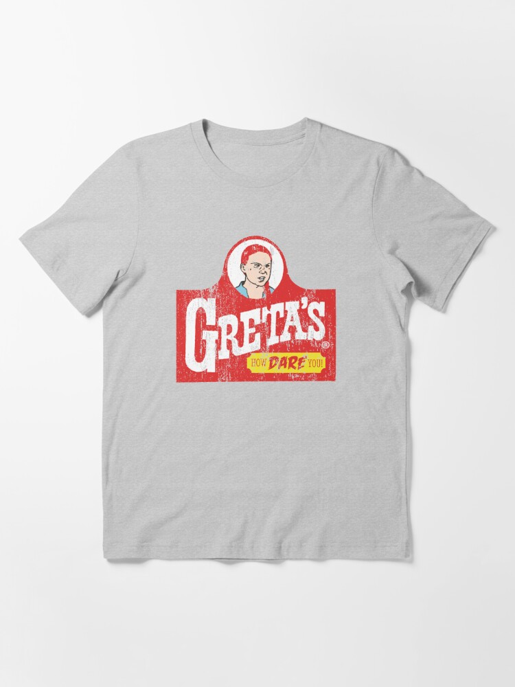 Alternate view of Greta's How Dare You! Essential T-Shirt