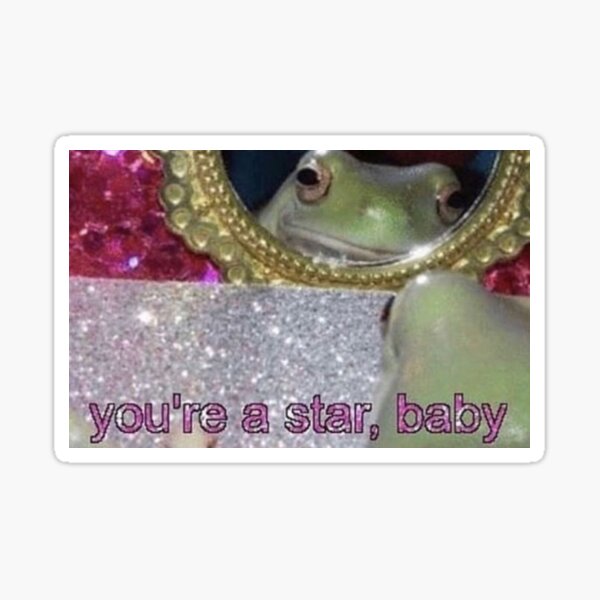 Item preview, you're a star, baby frog designed and sold by tegenn27.