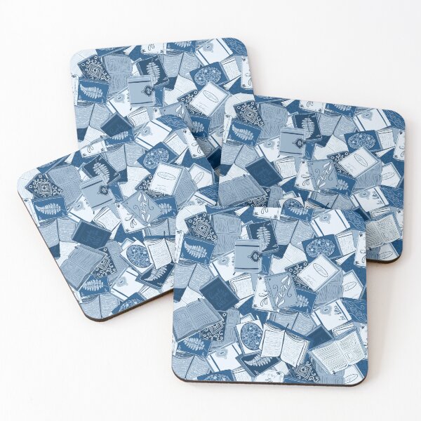 Item preview, Book lovers paradise - blue designed and sold by NewBranchStudio.