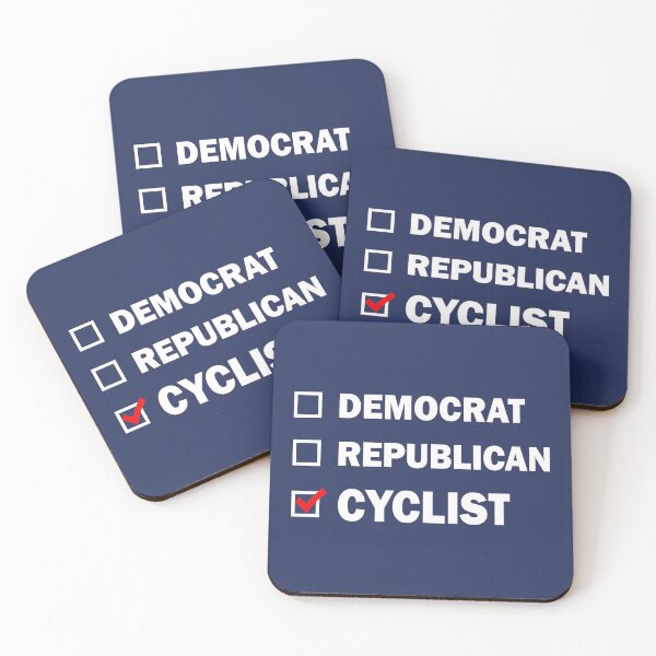 Artikelvorschau, Demokratischer republikanischer Radfahrer entworfen und verkauft von Esskay Designs.