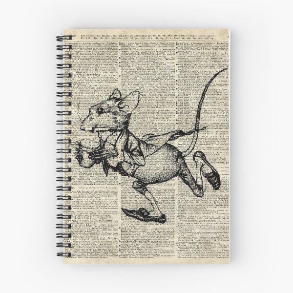 Item preview, Running Mouse Over Old Book Page designed and sold by DictionaryArt.