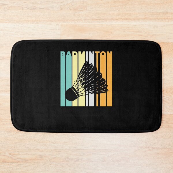 Item preview, Badminton - silhouette shuttlecock with colorful letters designed and sold by Mohja-Design.