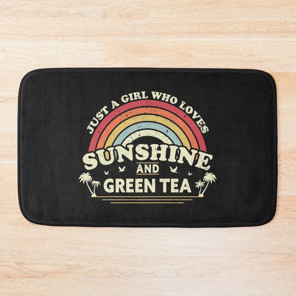 Item preview, Green Tea product. A Girl Who Loves Sunshine And Green Tea print designed and sold by PackAPunch.